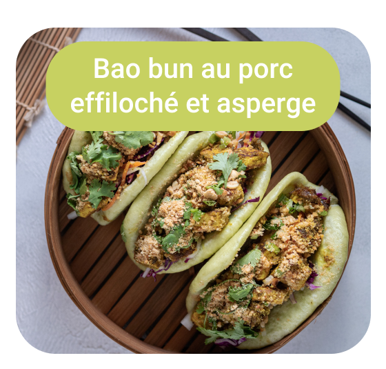 Bao bun aux asperges