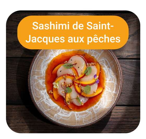 Sashimi de Saint-Jacques