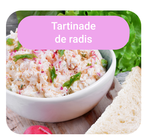 Tartinade de radis