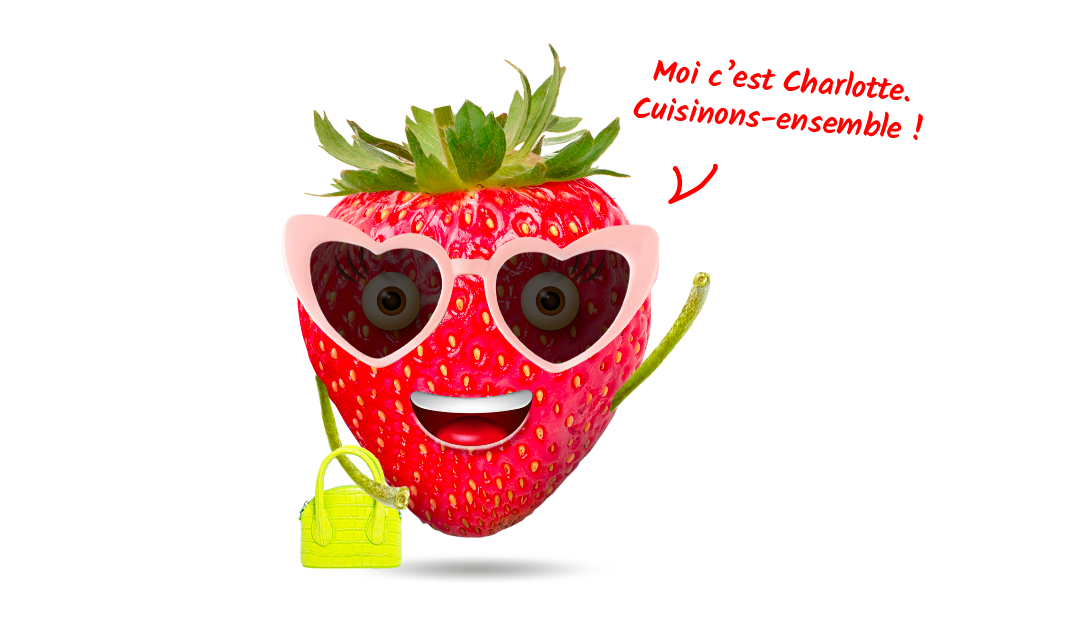 Cuisiner avec Charlotte la fraise