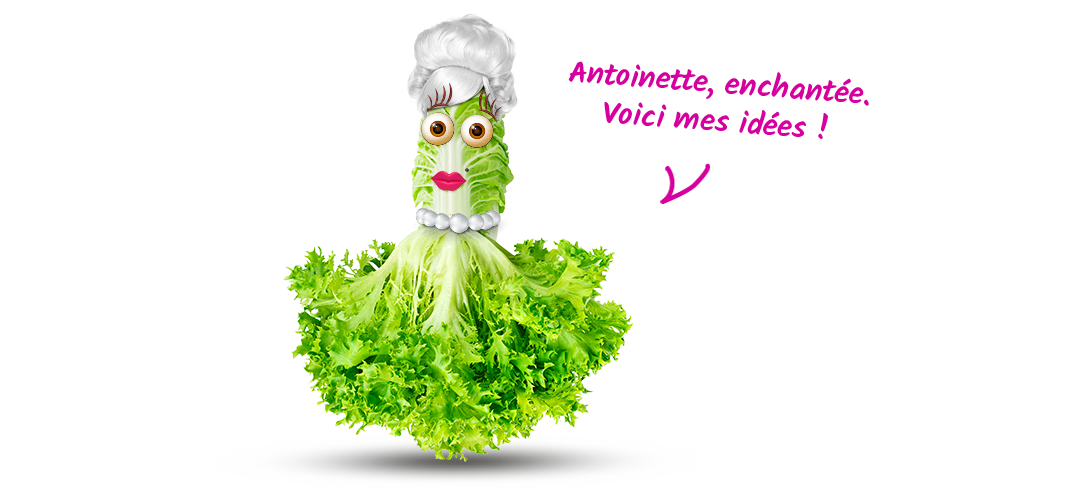 Cuisinier avec Antoinette la salade