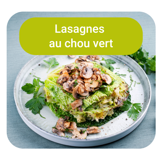 Recette de lasagnes au chou vert