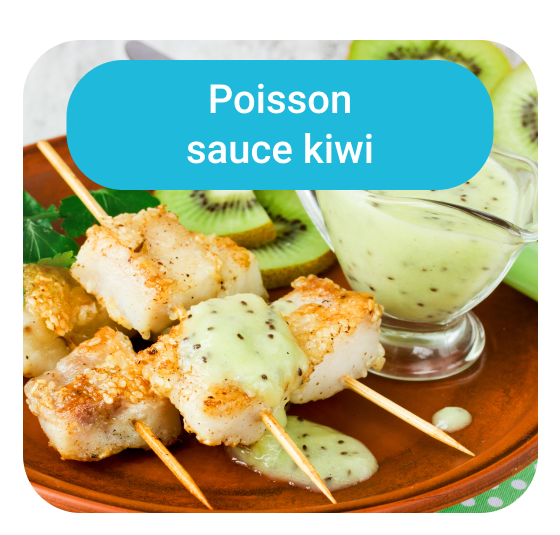 Poisson sauce kiwi