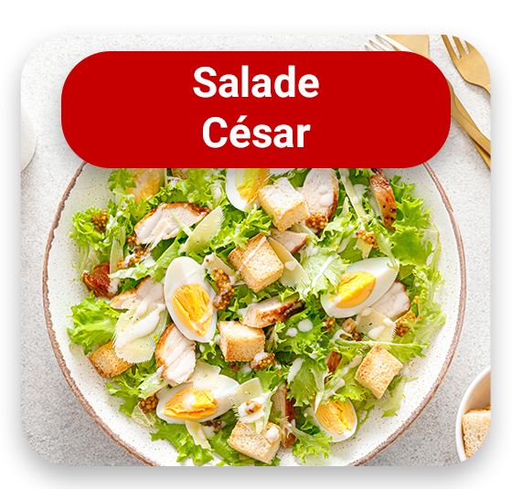 Recette de salade César
